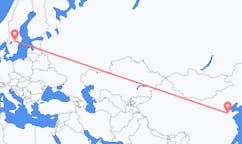 Flüge von Jinan, China nach Örebro, Schweden