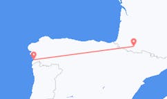Flyg från Vigo, Spanien till Lourdes (kommun i Brasilien, São Paulo, lat -20,94, long -50,24), Frankrike