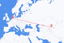 Flüge von Bischkek, Kirgisistan nach Groningen, die Niederlande