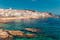 photo of sea landscape with Calella de Palafrugell, Catalonia, Spain near of Barcelona. Scenic fisherman village with nice sand beach and clear blue water in nice bay. Famous tourist destination in Costa Brava.