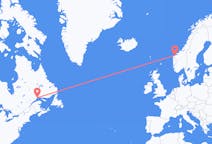Flyg från Sept-Îles, Kanada till Ålesund, Norge