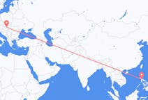 Lennot Manilasta Budapestiin