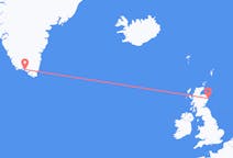 来自苏格兰的阿伯丁目的地 格陵兰卡科尔托克的航班