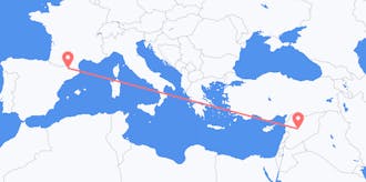 Flights from Syria to Andorra