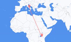 Flyg från Seronera, Tanzania till Neapel, Italien