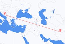 Flyg från Kandahar, Afghanistan till Mostar, Bosnien och Hercegovina