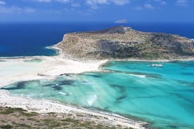 Excursión de un día a la isla Gramvousa y la laguna de Balos desde Rethimno