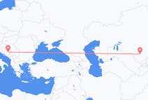 Flyrejser fra Turkistan til Sarajevo