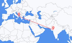 Flyreiser fra Vadodara, India til Brindisi, Italia