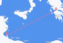 出发地 突尼斯杰尔巴岛目的地 希腊帕特雷的航班