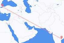Lennot Vijayawadasta Istanbuliin