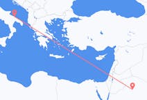 Lennot Al Jawfin alueelta, Saudi-Arabia Bariin, Italia