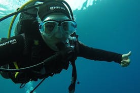 Experiencia de buceo en Santorini