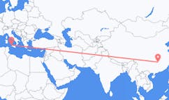 出发地 中国长沙市目的地 意大利特拉帕尼的航班