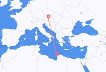 Flyrejser fra Benghazi til Graz