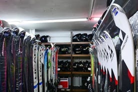 バンスコでのスキーとスノーボード用品のレンタル