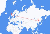 Рейсы из Харбина, Китай в Фёрде, Норвегия