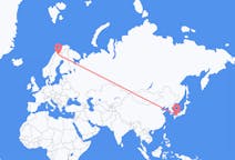 Flyreiser fra Matsuyama, Japan til Kiruna, Sverige