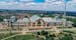 Photo of aerial view of Alexandra Palace in North London, UK.