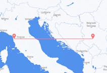 Flyrejser fra Kraljevo, Serbien til Pisa, Italien