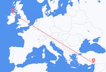 Lennot Derryltä, Pohjois-Irlanti Adanalle, Turkki