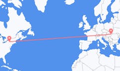 Flyrejser fra Ithaca, USA til Debrecen, Ungarn