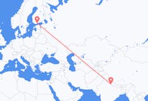 Flyreiser fra Dhangadhi, Nepal til Helsingfors, Finland