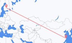 Flights from Ningbo to Jyvaskyla