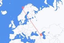 Voos de Ganja, Azerbaijão para Bodø, Noruega