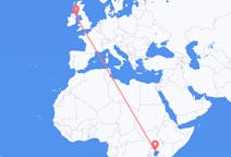 Flights from Entebbe to Belfast