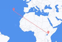 Flyreiser fra Eldoret, Kenya til Terceira, Portugal