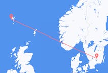 Flights from Växjö to Sørvágur
