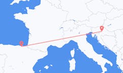 从毕尔巴鄂飞往萨格勒布的航班