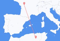 Flyreiser fra Biskra, Algerie til Poitiers, Frankrike