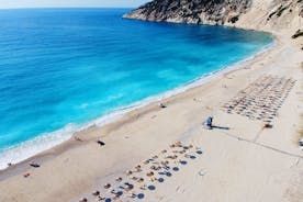 Fuga dalla spiaggia alla spiaggia di Myrtos - Sosta per nuotare
