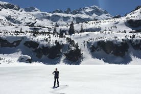 Viagem de um dia com raquetes de neve para Malyovitsa nas montanhas de Rila