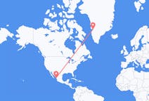 Lennot Mazatlánista, Meksiko Ilulissatiin, Grönlanti