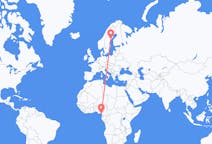 Flyrejser fra Malabo, Ækvatorialguinea til Ornskoldsvik, Sverige