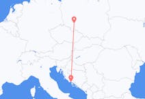 Vols de Wrocław à Split