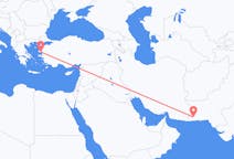 Flyg från Turbat, Pakistan till Mytilene, Grekland