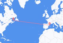 Flyg från Les Îles-de-la-Madeleine, Quebec till Barcelona
