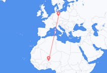 Flyrejser fra Niamey til Leipzig