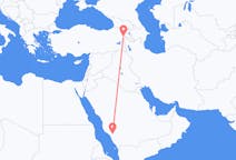 Loty z Al-Baha, Arabia Saudyjska do Iğdır, Turcja