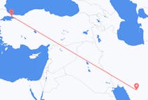 Lennot Shirazista Istanbuliin