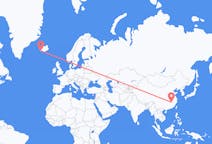 Flyg från Nanchang till Reykjavík