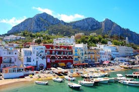 Dalla Costiera Amalfitana: tour guidato di Capri e Anacapri via mare e via terra