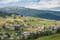 photo of village of Hirschegg in the Kleinwalsertal, Vorarlberg, Austria, with Gottesackerplateau in the background.