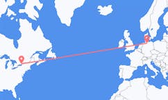 Flyrejser fra Kingston, Canada til Hamborg, Tyskland