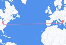 Flyrejser fra Hamilton til Korfu