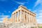 Photo of the Parthenon that is a temple on the Athenian Acropolis in Greece.
